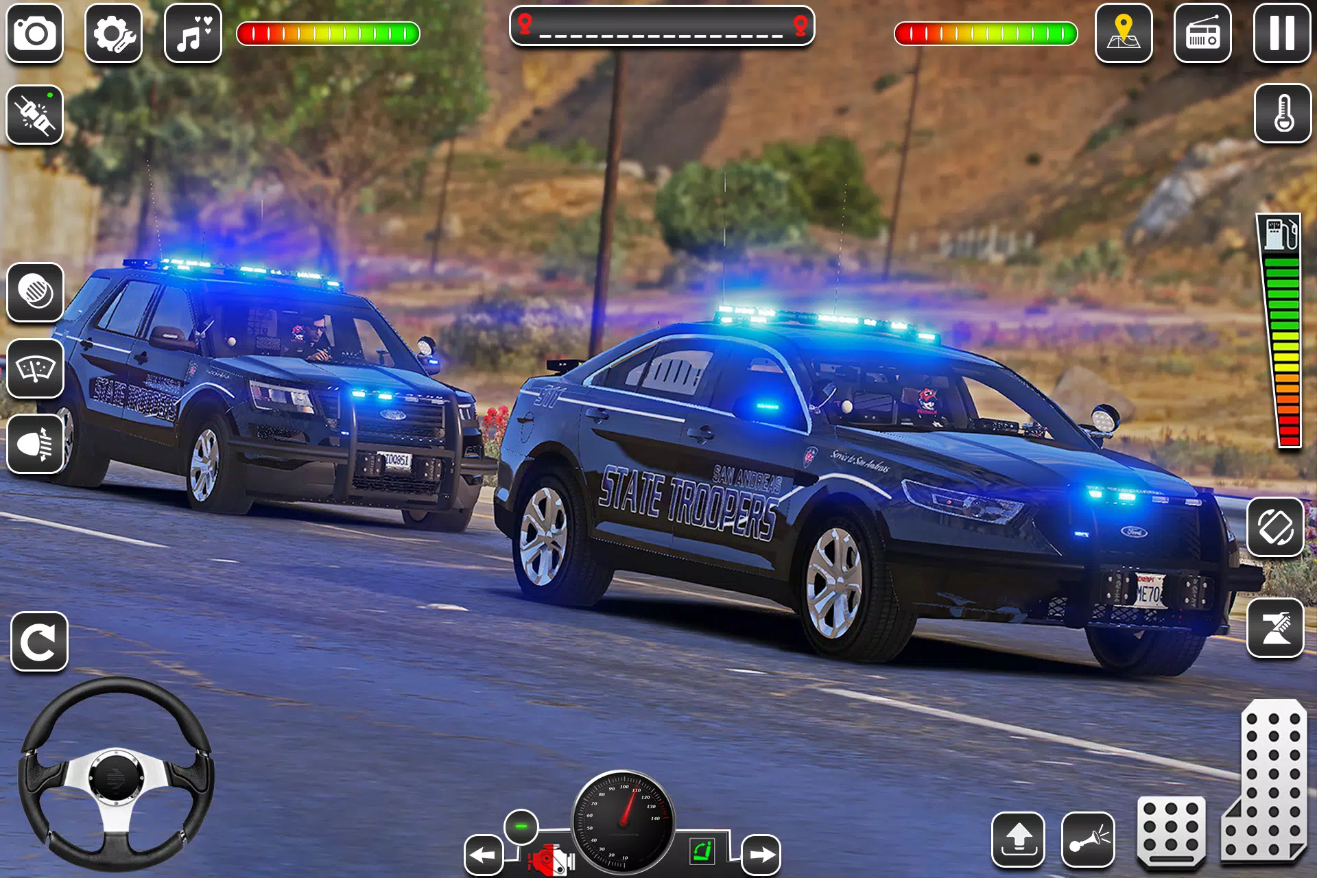 US Police Car Chase Game 3D スクリーンショット 1