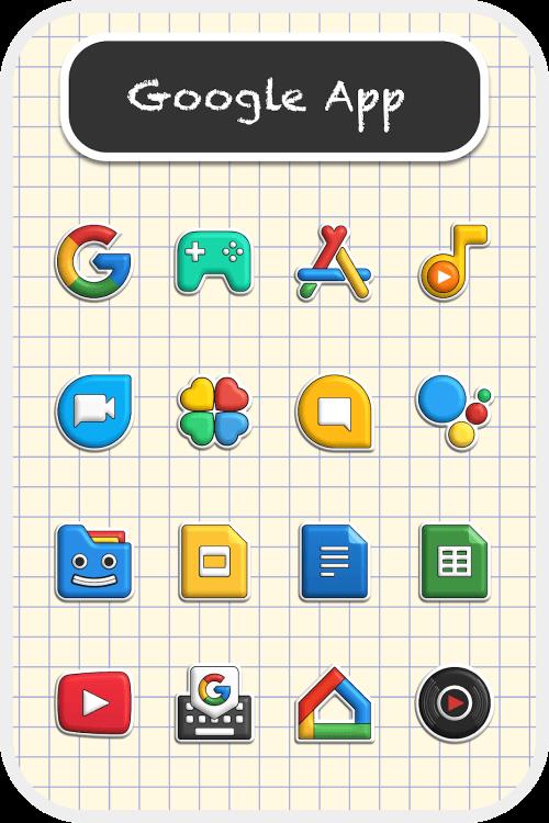 Poppin icon pack ภาพหน้าจอ 0