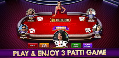 Teen Patti Octro Poker & Rummy Captura de pantalla 0