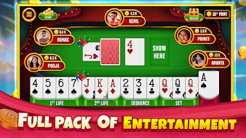 Schermata Indian Rummy Offline Card Game 1