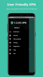 Schermata 5 Euro VPN - The Android app f 2