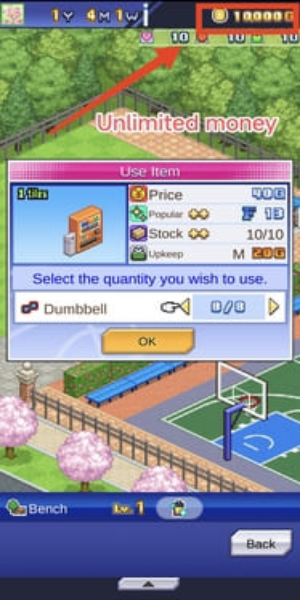 Basketball Club Story Mod Captura de tela 1