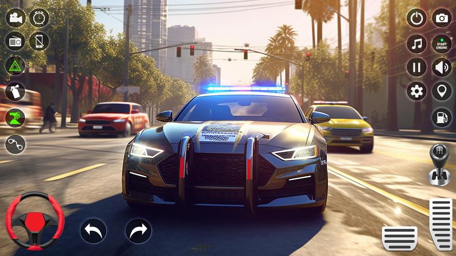 Cop Car Parking: Driving Games 螢幕截圖 1