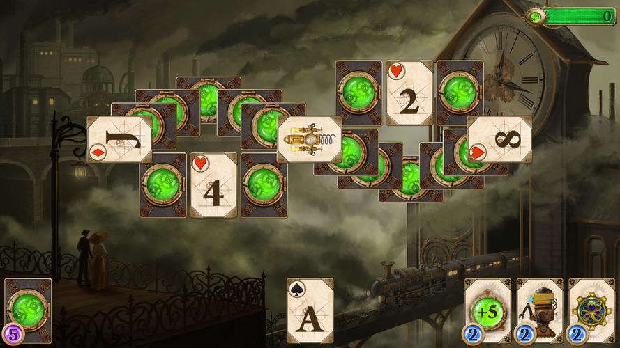 Steampunk Solitaire Capture d'écran 1