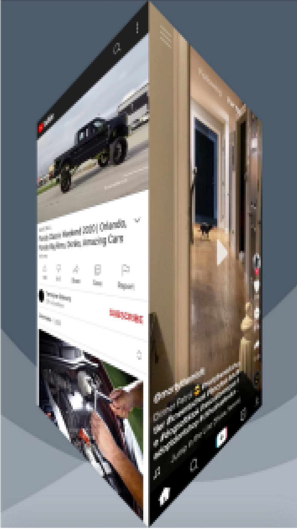 Social Networks 3D Media Cube 스크린샷 1