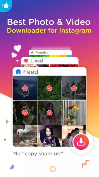 MultiSave - Photo, Video Downloader for Instagram Ekran Görüntüsü 0