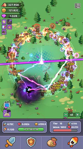Wild Survival - Idle Defense スクリーンショット 1