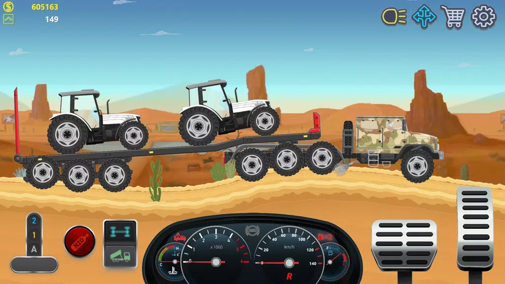 Trucker Real Wheels: Simulator Schermafbeelding 1