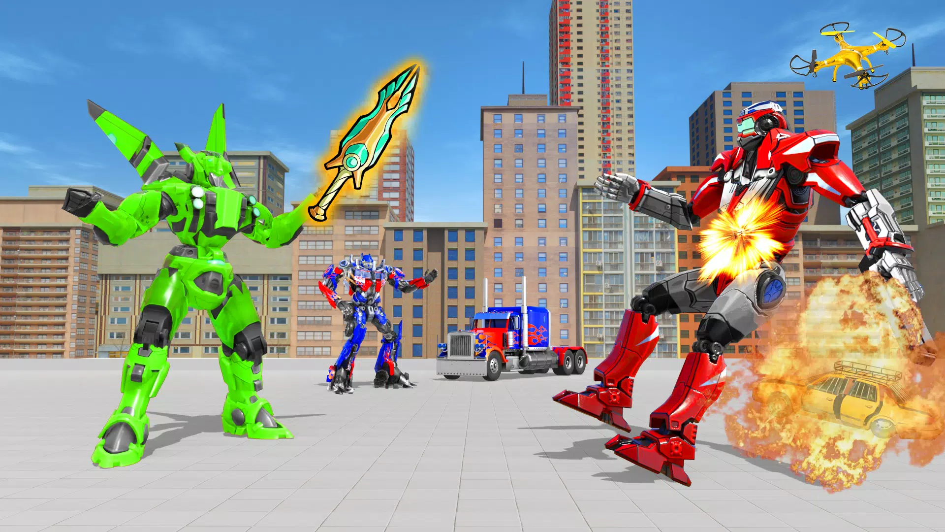 Jet Robot Car Transform 3D 스크린샷 2