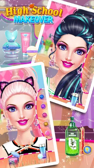 School Makeup Salon Screenshot 2