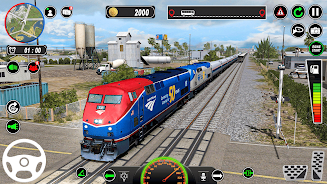 Train Driving Euro Train Games Zrzut ekranu 3