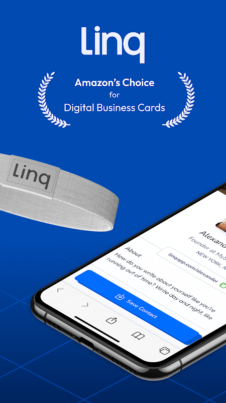 Linq - Digital Business Card Schermafbeelding 1