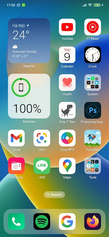 HiPhone Launcher, HiOS Themes Schermafbeelding 0