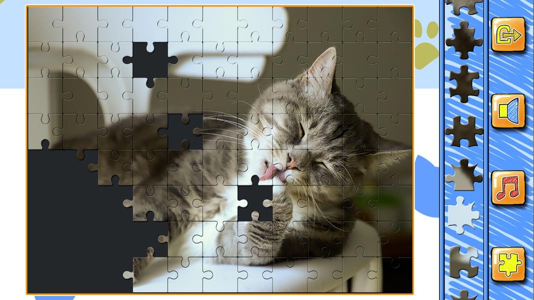 Jigsaw Puzzle Cats Kitten Скриншот 0