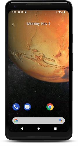 Mars 3D Live Wallpaper 螢幕截圖 0