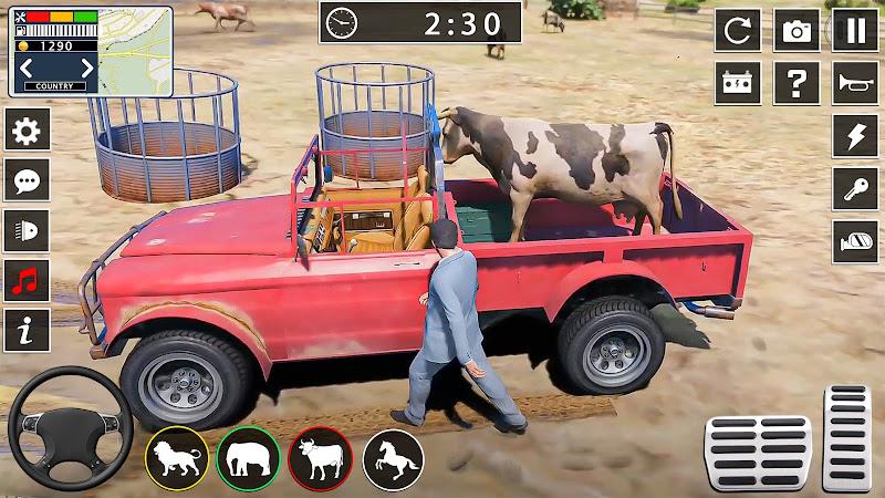 Animal transport truck games Ekran Görüntüsü 1