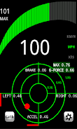 Speedometer with G-FORCE meter Captura de pantalla 1