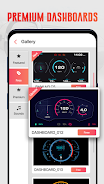 GPS Speedometer OBD2 Dashboard スクリーンショット 1