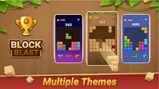 Block Puzzle - Wood Blast Tangkapan skrin 3