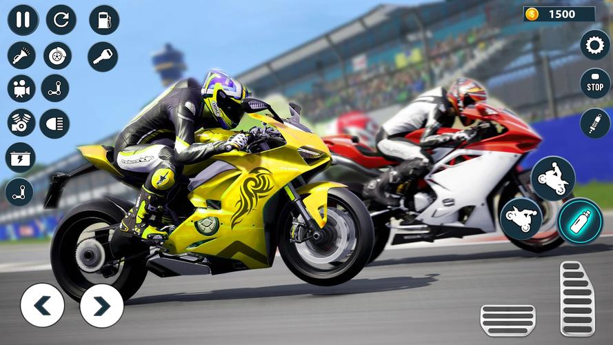 Street Bike Drag Racing Games Captura de tela 2