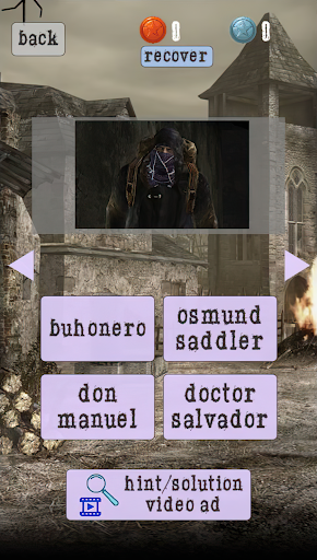 Schermata Resident Quiz Evil 4 0