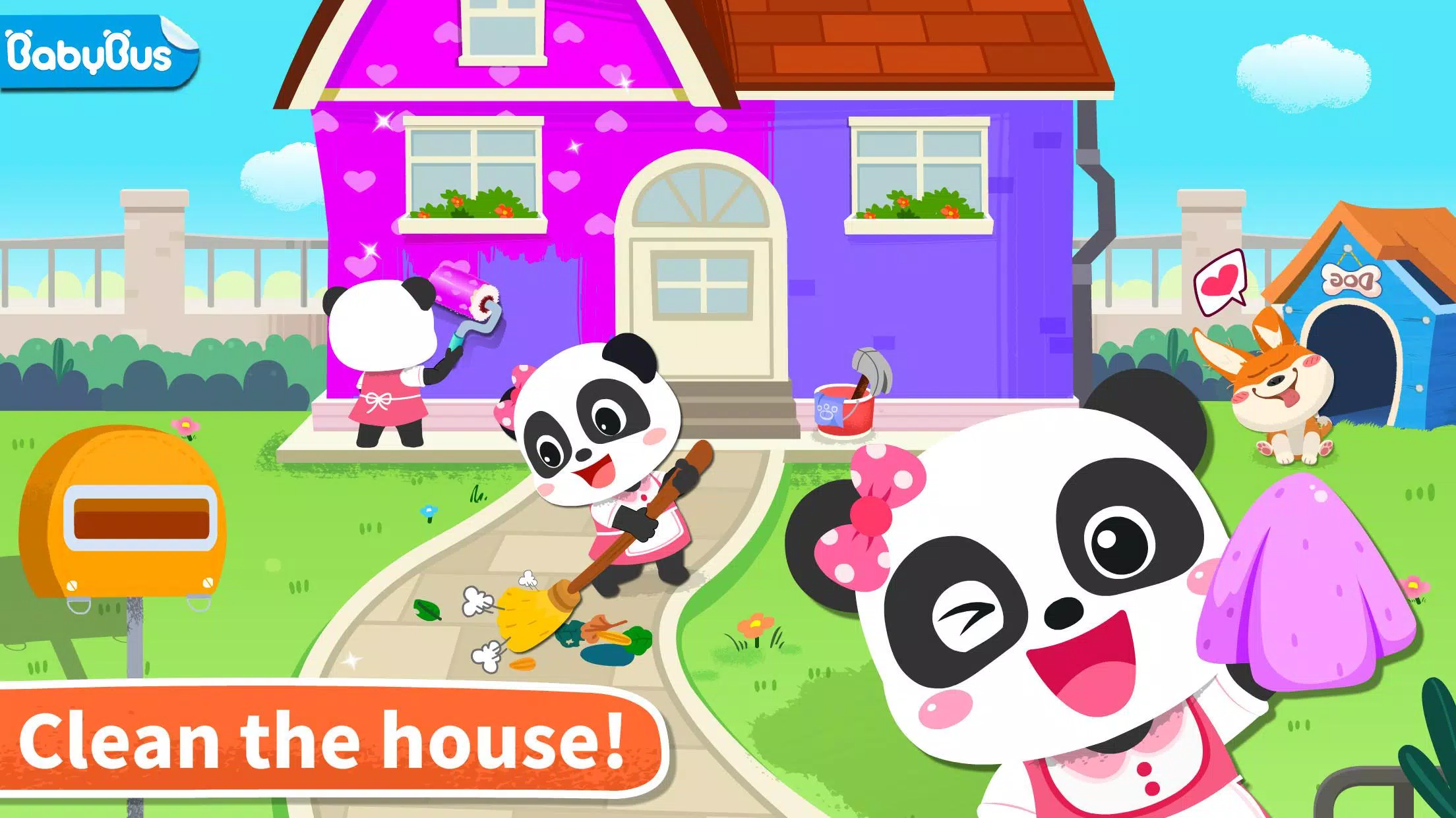 Baby Panda' s House Cleaning Ảnh chụp màn hình 0