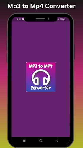 Mp3 to Mp4 Converter ภาพหน้าจอ 0