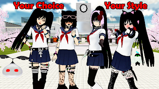 SchoolGirl AI 3D Anime Sandbox Ekran Görüntüsü 0