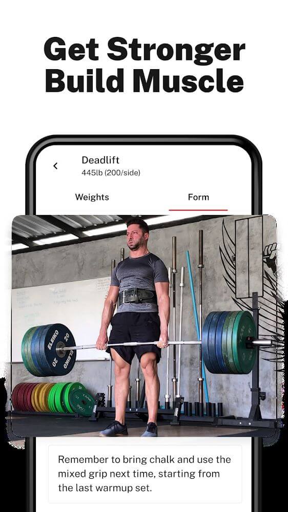 StrongLifts Weight Lifting Log Mod স্ক্রিনশট 1