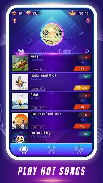 Dance Tiles: Music Ball Games Mod Ảnh chụp màn hình 1