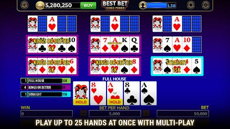 Best-Bet Video Poker ภาพหน้าจอ 2