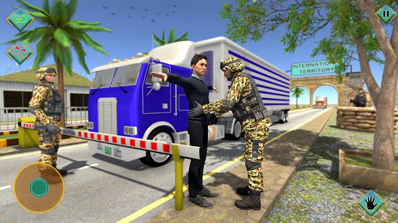 Border Patrol Police Sim Game Captura de tela 2