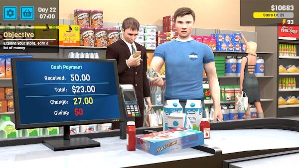 Manage Supermarket Simulator স্ক্রিনশট 1