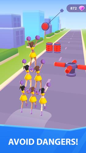 Cheerleader Run 3D ဖန်သားပြင်ဓာတ်ပုံ 2