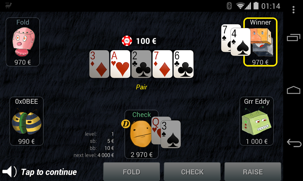 Bots Don’t Bluff Offline Poker应用截图第3张