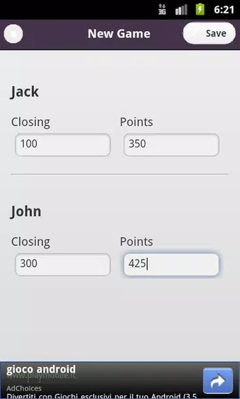 Burraco Scorekeeper 스크린샷 2