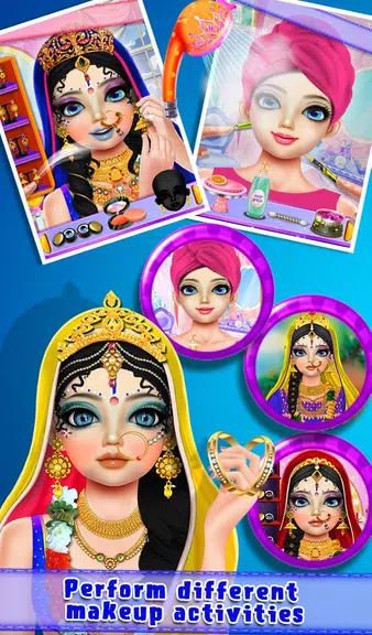 Indian Gopi Doll Fashion Salon स्क्रीनशॉट 1