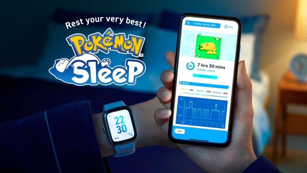 Anuncio de emparejamiento de relojes inteligentes de Pokemon Sleep