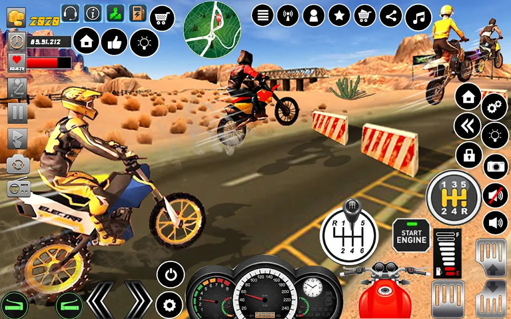 Bike Stunt Dirt Bike Games Schermafbeelding 2