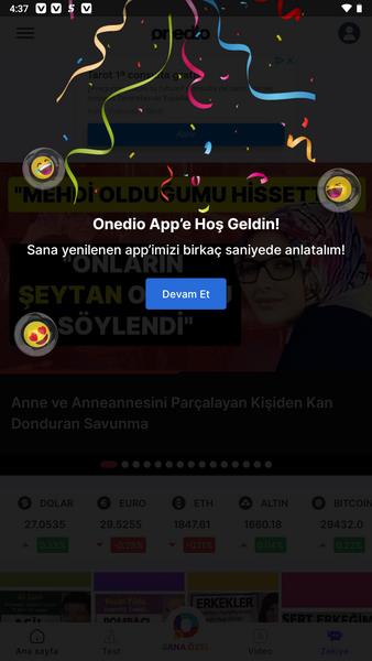 Onedio – İçerik, Haber, Test应用截图第0张