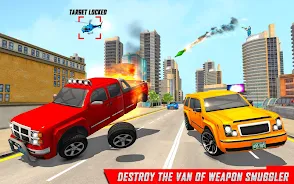 Traffic Car Shooting Games 스크린샷 1