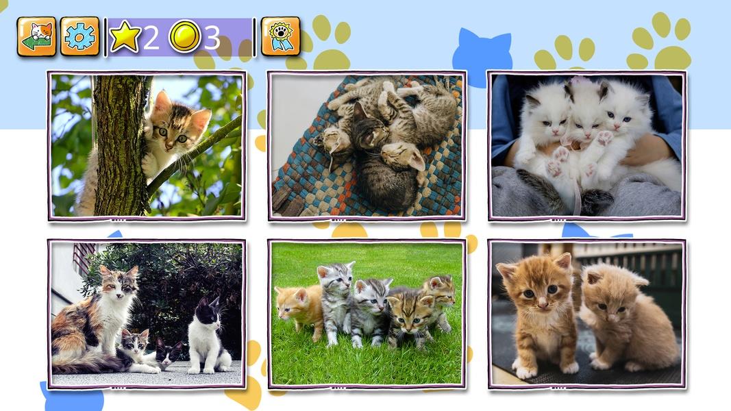 Jigsaw Puzzle Cats Kitten Скриншот 3