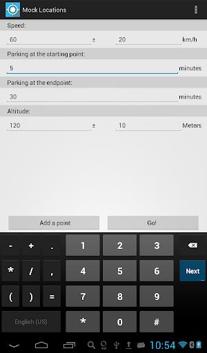 Mock Locations (fake GPS path) Скриншот 3