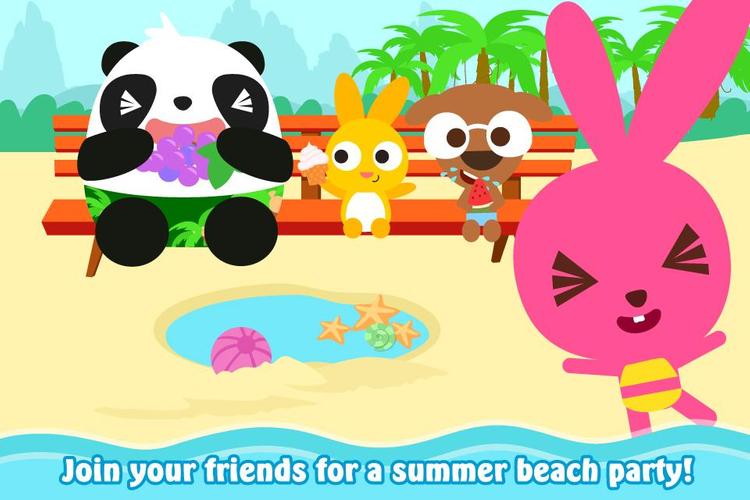 Purple Pink Summer Beach Screenshot 1