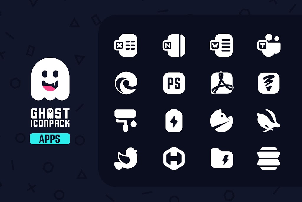 Ghost IconPack Screenshot 2