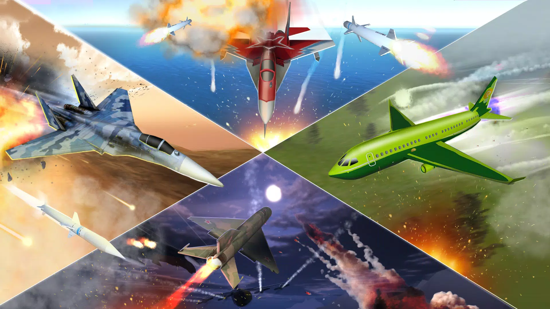 Jet Fighter Airplane Racing Ekran Görüntüsü 3