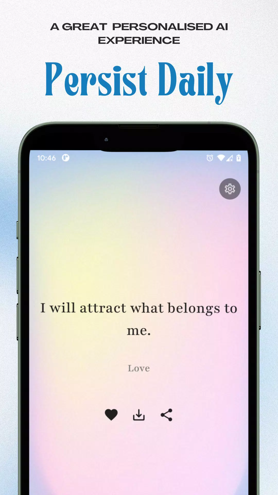 AI Uplift - Daily Affirmations 스크린샷 1