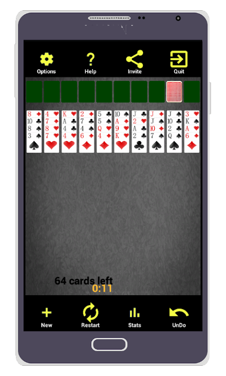 Free Solitaire - Forty Thieves 螢幕截圖 1
