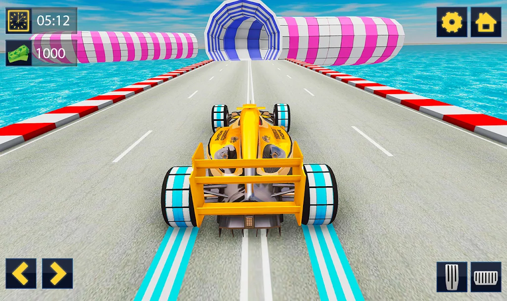Impossible Formula Car Racing Stunt New Free Games Captura de tela 0