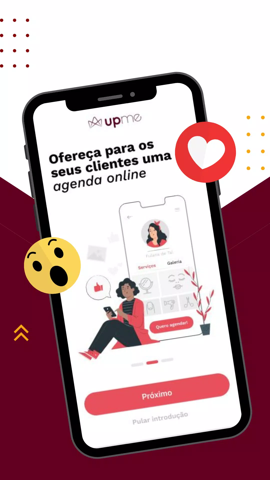 UPME: Agenda Online da Beleza Screenshot 1